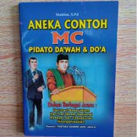 Image of Aneka Contoh Mc Pidato Da'wah & Do'a