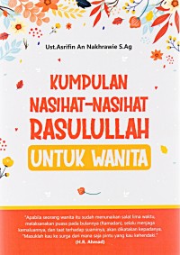 Image of Kumpulan Nasihat-Nasihat Rasulullah _ Untuk Wanita