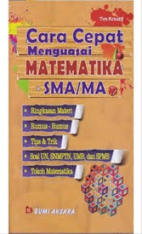 Image of Cara Cepat Menguasai Matematika SMA/MA