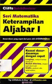 Image of Cliffs Quick Review : Seri Matematika Keterampilan Aljabar I